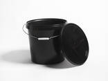 21 L round plastic bucket (container) with lid from manufacturer Prime Box (UA) - фото 12