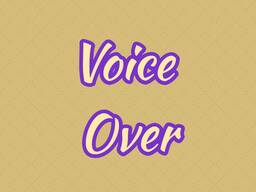 Announcer, voice-over in Korean videos, subtitles, texts