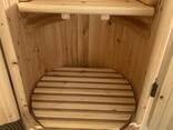 Fitobuc rotund de cedru cu teșit, mini saună, butoi de cedru - photo 9