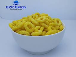 Кукурузные колечки со вкусом ванили